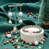 Christmas DIY Jewelry Making Kit Santa Charms Crystal Thread Xmas Supplies