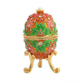 Enamel Pink Bowknot Jewelry Storage Box - Christmas Gift