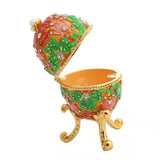 Enamel Pink Bowknot Jewelry Storage Box - Christmas Gift