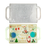 Christmas Decoration Tray Crystal Epoxy Resin Mold Silicone Mold