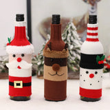 Plaid Wine Bottle Bags Holiday Table Dressing Supplies