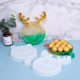 Christmas Deer/Cat Tray Epoxy Resin Mold Silicone Mould DIY Crafts
