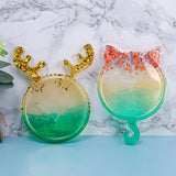 Christmas Deer/Cat Tray Epoxy Resin Mold Silicone Mould DIY Crafts