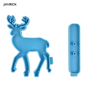 Christmas Deer Resin Silicone Mold for Home Decoration