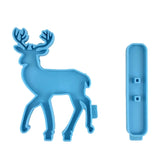 Christmas Deer Silicone Mold with Holder for DIY Table Decor