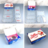 Christmas Domino Silicone Storage Box Mold DIY Large Square Jewelry Storage Box