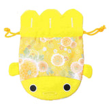 Christmas Drawstring Pouch Gift Candy Brocade Japanese Purse Sack