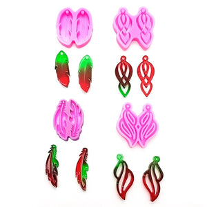 Christmas Earrings Pendant Silicone Mold Home Decoration