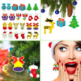 Christmas Earrings Silicone Mold with Split Rings for DIY Jewelry Making