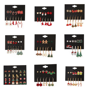 Christmas Earrings for Women - Stud Earrings Set