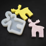 Christmas Elk Epoxy Resin Mold DIY Ornaments Casting Silicone Mould