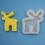 Christmas Elk Epoxy Resin Mold DIY Ornaments Casting Silicone Mould