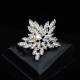 925 Silver Party Stars Brooch Jewelry for Christmas