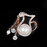 925 Silver Christmas Party Brooch Jewelry