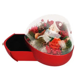 Christmas Flower Necklace Box - Acrylic Cover