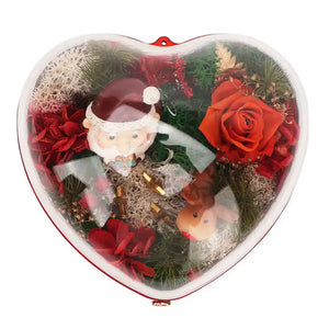 Christmas Flower Necklace Box - Acrylic Cover