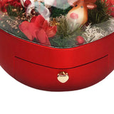 Christmas Flower Necklace Box - Acrylic Cover