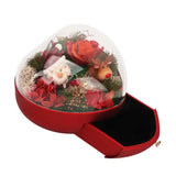 Christmas Flower Necklace Box - Acrylic Cover