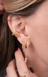 Fine Silver Jewelry Rose Silver 925 Sterling Silver Drop Earring
