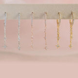Fine Silver Jewelry Rose Silver 925 Sterling Silver Drop Earring
