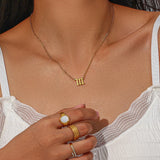 Lucky Number Plated Necklace For Women - Angel Number Jewelry