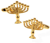 Gold-colour Copper Cuff Links