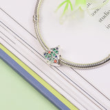 Christmas Tree Charm for 925 Silver Bracelets - DIY Beads