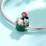 925 Silver Christmas Charm Pendant for Bracelet DIY
