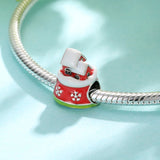 Christmas 925 Sterling Silver Charm Pendant for Bracelet DIY
