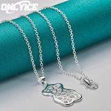 925 Silver Bear Pendant Necklace 16-30 inch Chain Women Girl Party Jewelry