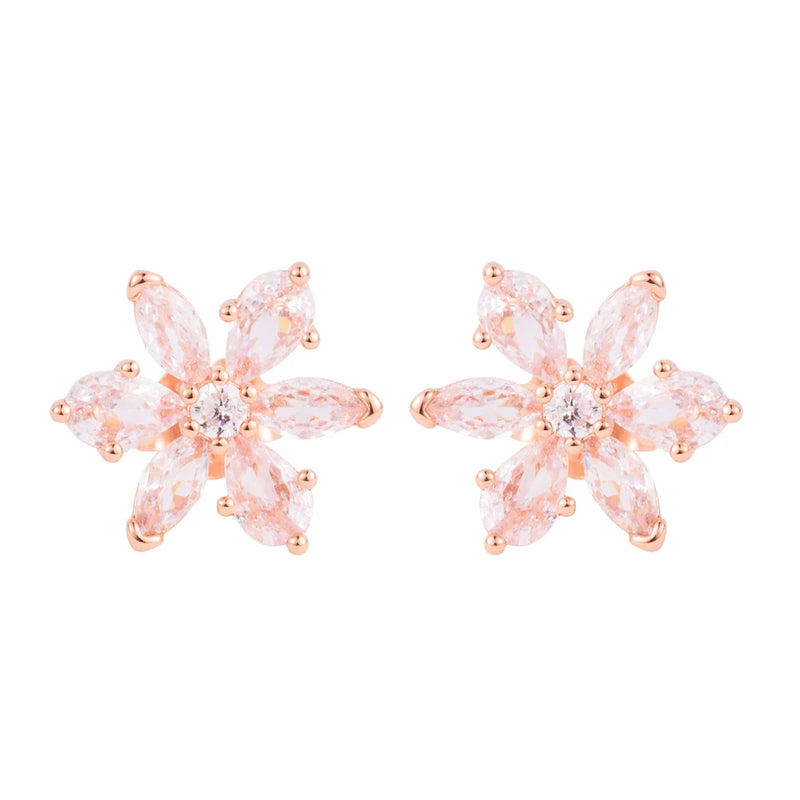 Christmas Girl Sterling Silver Stud Earrings Atacado Body Spring Gift