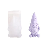 Christmas Gnome Candle Mold for DIY Soap Plaster Ornaments