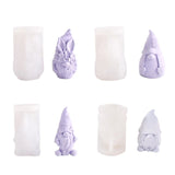 Christmas Gnome Candle Mold - Silicone Mold for Candle, Soap, Plaster Ornaments