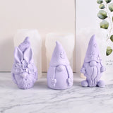 Christmas Gnome Candle Mold for Holiday Decorations