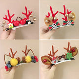 Christmas Antlers Hairpin for Girls Holiday Headwear