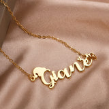 Christmas Deer Necklaces Stainless Steel Pendant for Women