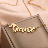Christmas Deer Necklaces Stainless Steel Pendant for Women