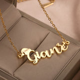 Christmas Deer Necklaces Stainless Steel Pendant for Women