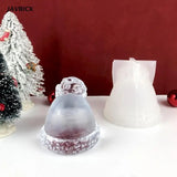 Christmas Hat Snowman Ornament Silicone Mold for Home Decor