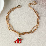 Christmas Snowman Shoe Bracelet for Girls