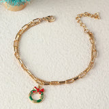 Christmas Snowman Shoe Bracelet for Girls
