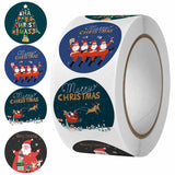 Christmas Cartoon Stickers Waterproof Adhesive Labels For Kid