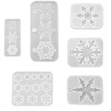 Christmas Snowflake Ornament Mold Resin Craft DIY Pendants