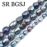 Baroque Potato Natural Freshwater Pearl Beads Strand 14inch