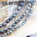 Baroque Potato Natural Freshwater Pearl Beads Strand 14inch