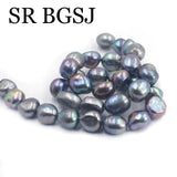 Baroque Potato Natural Freshwater Pearl Beads Strand 14inch