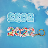 Christmas Keychain Epoxy Resin Mold DIY Crafts Jewelry Necklace