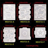 Christmas Lantern Epoxy Resin Mold Xmas Hanging Lamp Silicone Mould