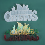 Christmas Letter Listing Decoration Mold for Diy Crafts