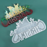 Christmas Letter Listing Decoration Mold for Diy Crafts